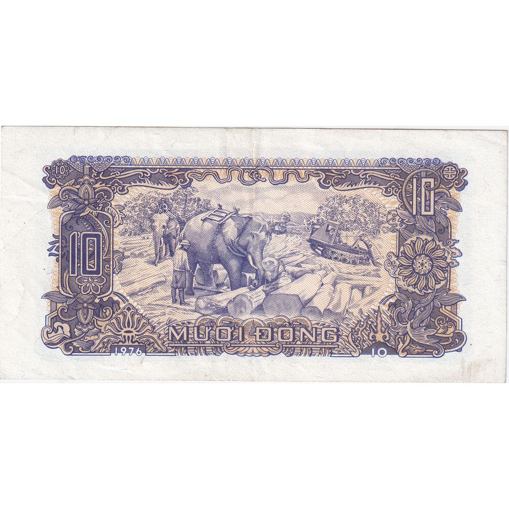 Vietnam, 10 Dông, Undated (1976), EF