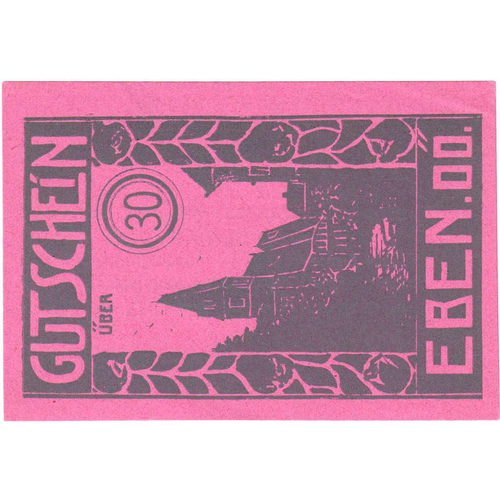 Austria, Eben O.Ö. Ortsgemeinde, 30 Heller, UNC