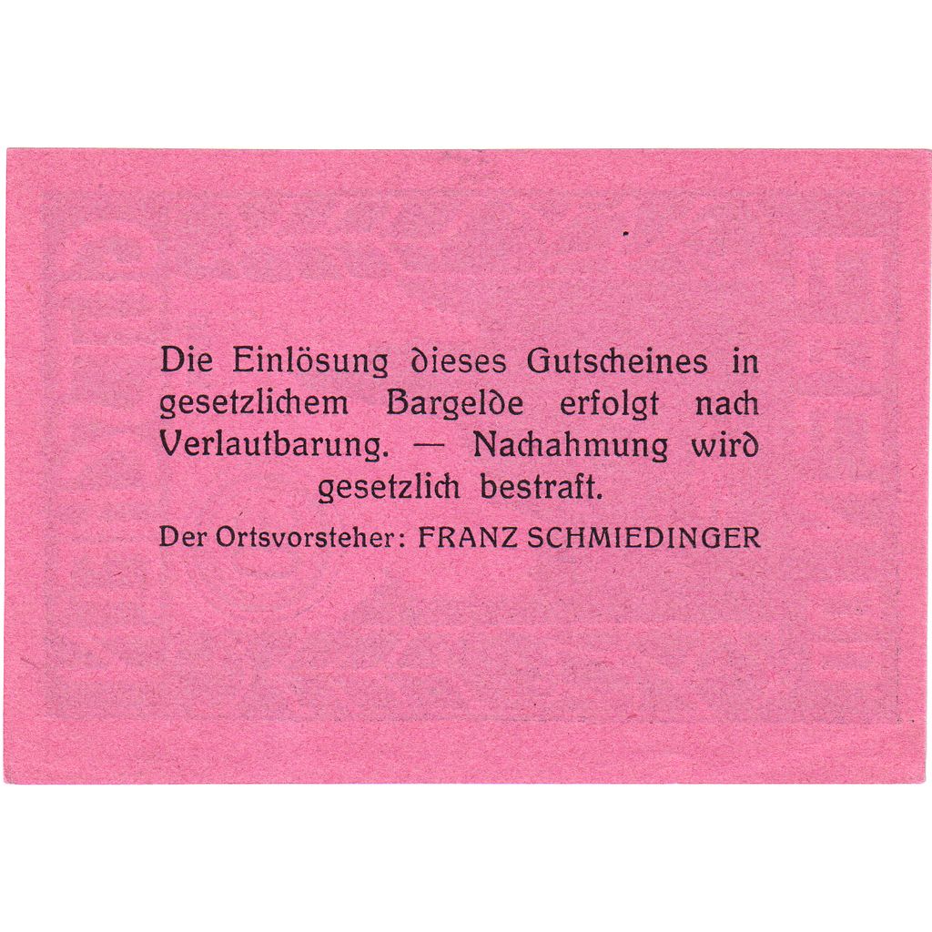 Austria, Eben O.Ö. Ortsgemeinde, 30 Heller, UNC