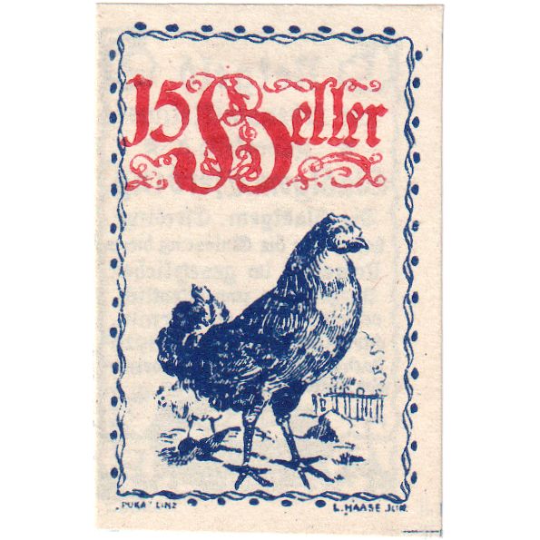Austria, Eferding O.Ö. Stadtgemeinde, 15 Heller, 1920-06-01, UNC(63)