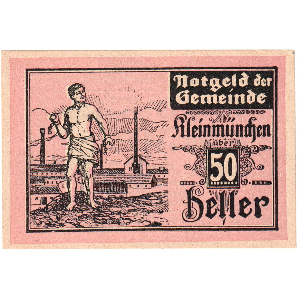 Austria, Kleinmünchen O.Ö. Gemeinde, 20 Heller, 1920-12-31, UNC