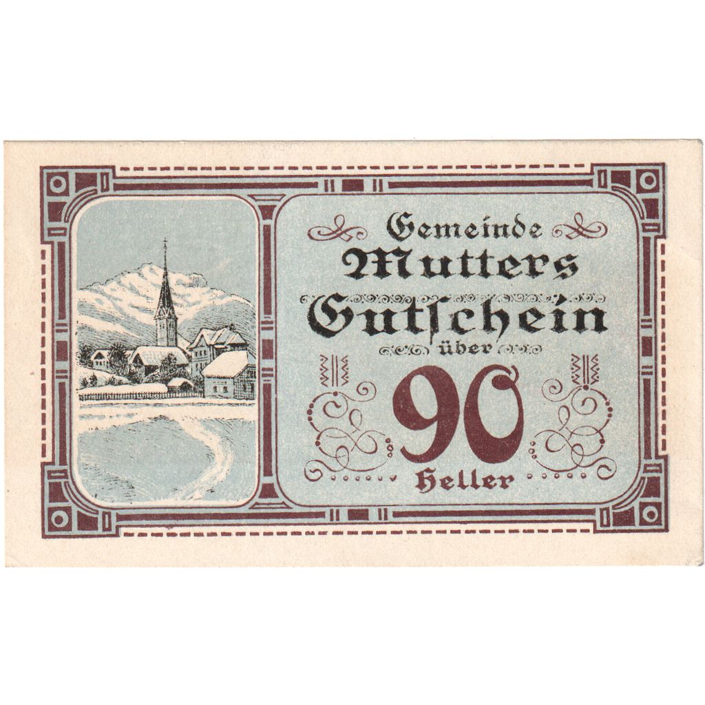 Austria, Mutters, 90 Heller, 1920-12-31, UNC(63)