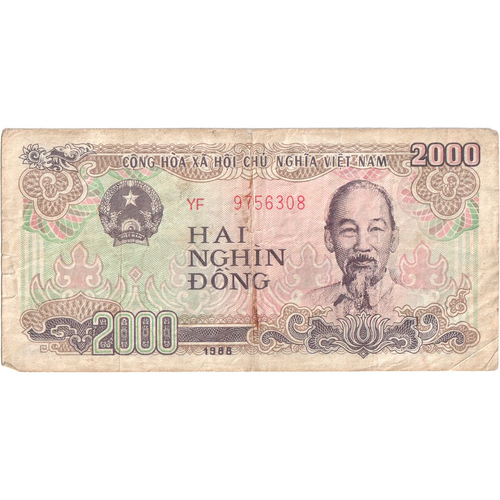 Vietnam, 2000 Dông, 1988, VF