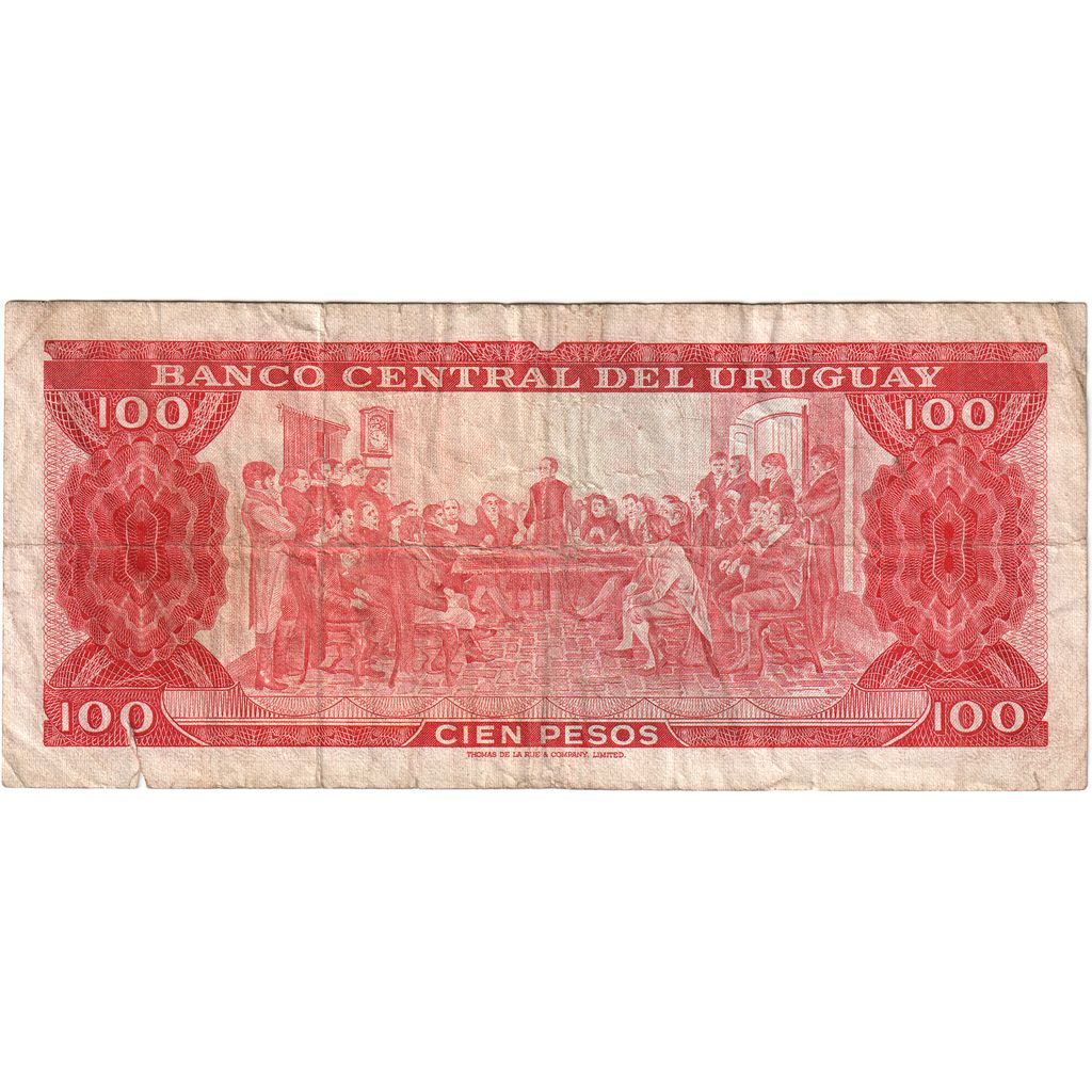 Banknote, Uruguay, 100 Pesos, VF(20-25)
