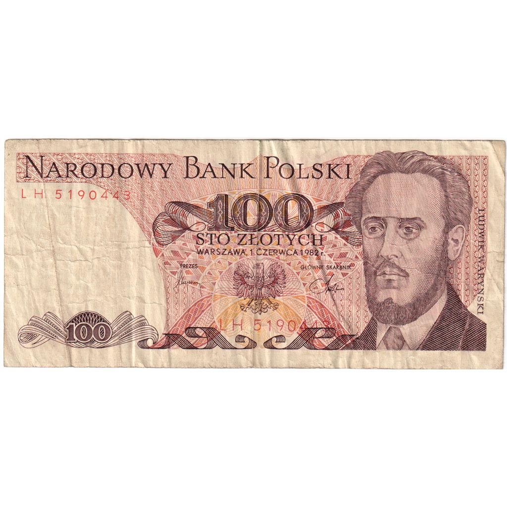 Banknote, Poland, 100 Zlotych, 1988-12-01, VF