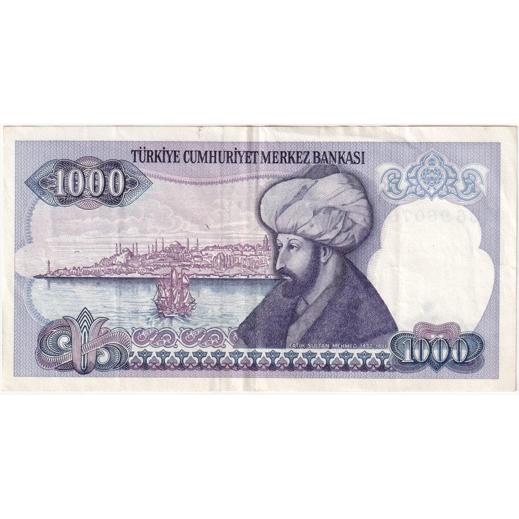 Turkey, 1000 Lira, UNC(65-70)