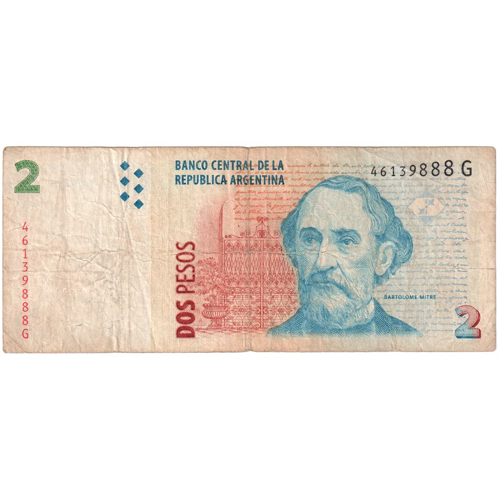 Argentina, 2 Pesos, VF