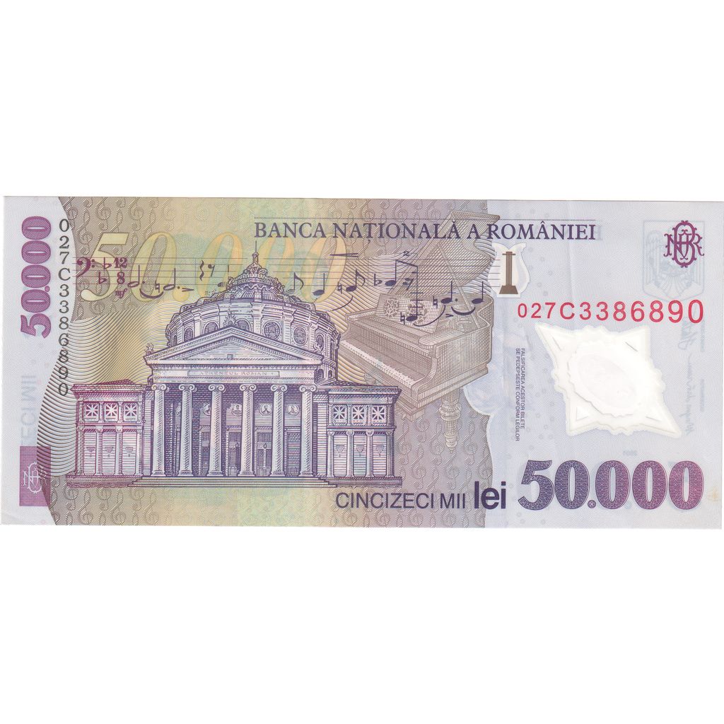 Romania, 50,000 Lei, 2002, UNC(65-70)