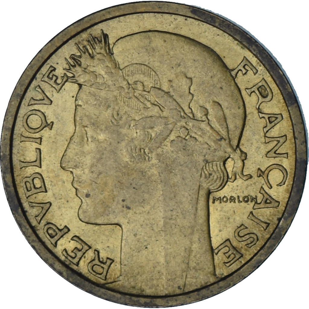 Coin, France, Morlon, 50 Centimes, 1939, Paris, EF(40-45), Aluminum-Bronze
