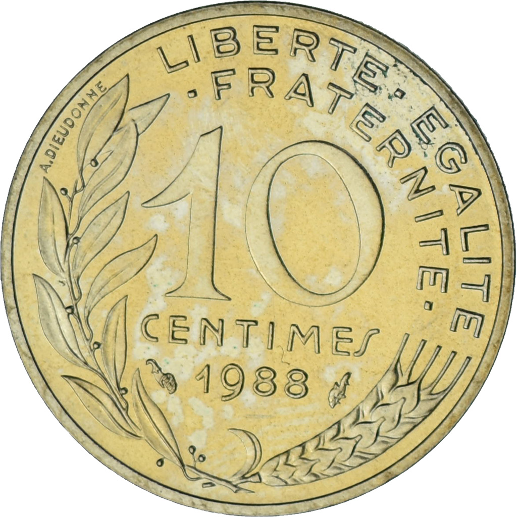 Coin, France, Marianne, 10 Centimes, 1988, Paris, , Aluminum-Bronze