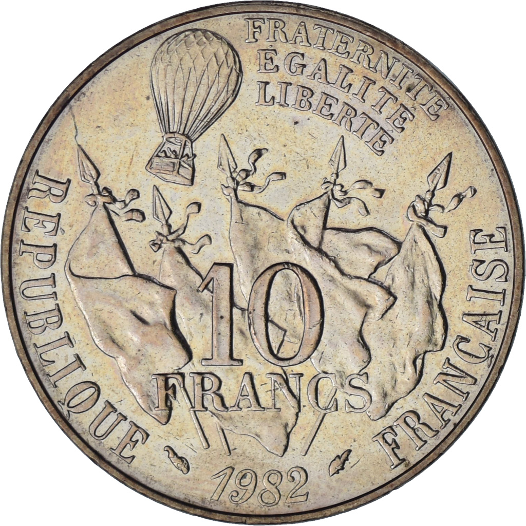 Coin, France, 10 Francs, 1982, MS, Cupro-aluminium-nickel, KM:950
