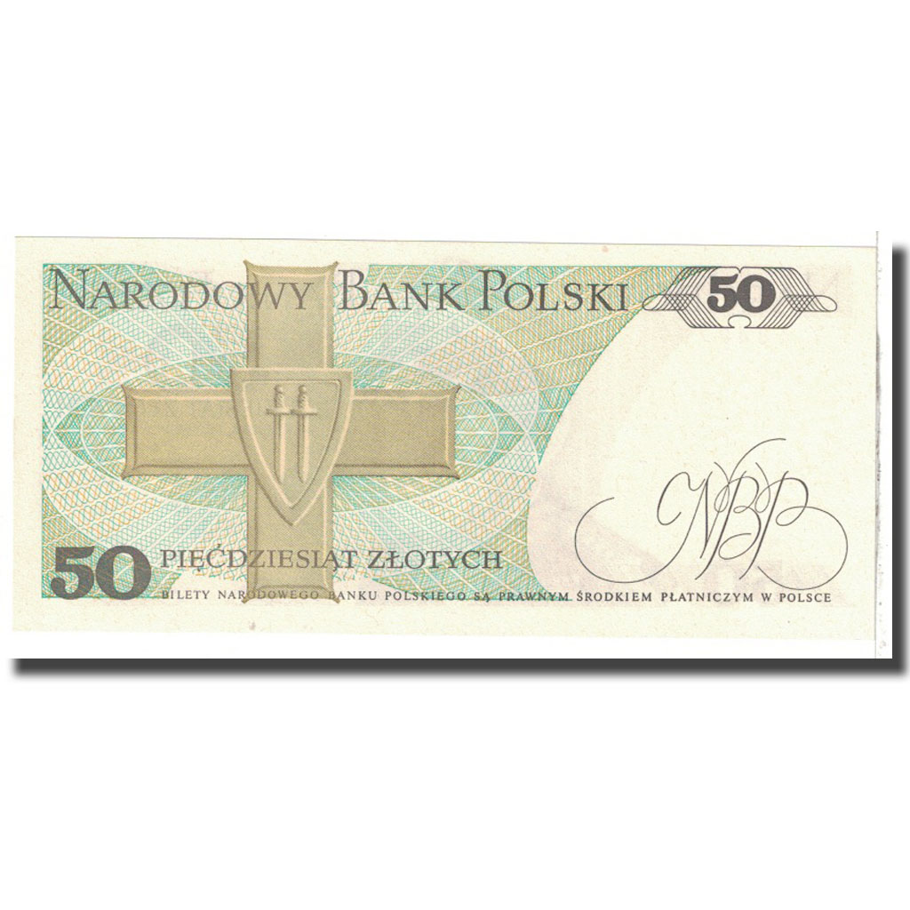 Banknote, Poland, 50 Zlotych, 1986, 1986-06-01, KM:142c, UNC(65-70)