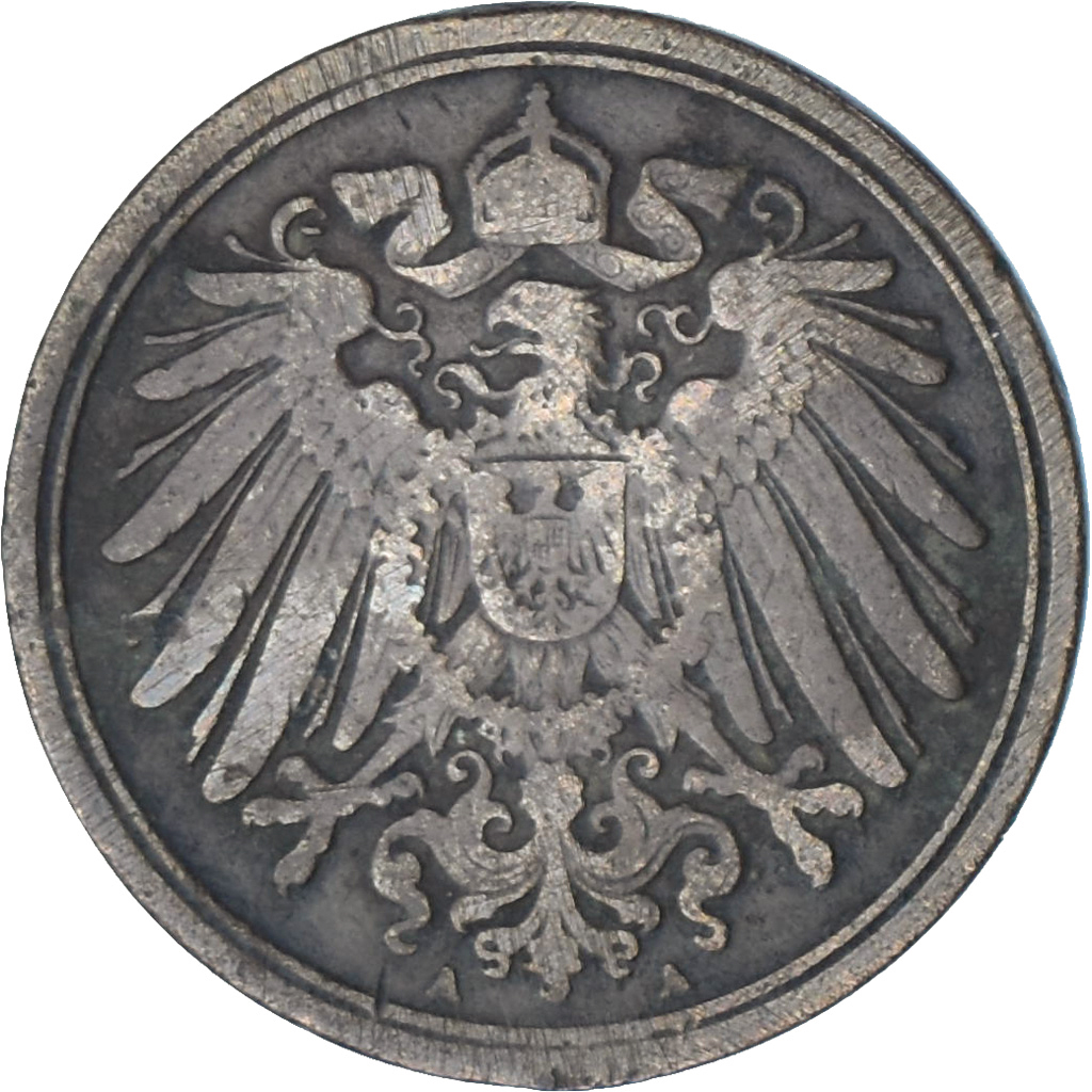 Coin, GERMANY - EMPIRE, Wilhelm II, Pfennig, 1894, Berlin, , Copper