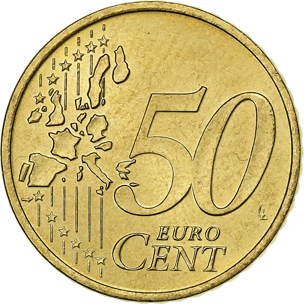 1250650] Austria, 50 Euro Cent, 2002, Vienna, MS, Brass, KM:3087