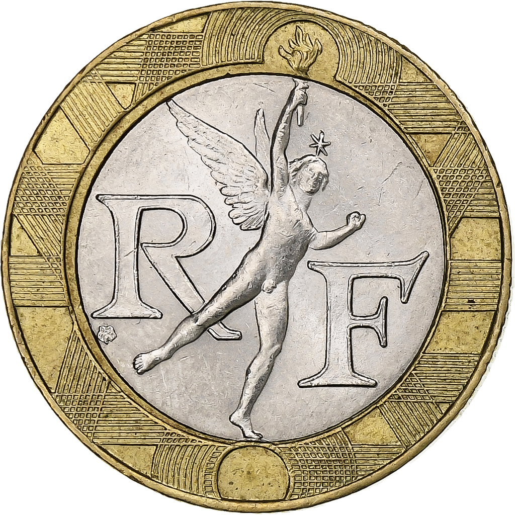France, Génie, 10 Francs, 2000, , Bi-Metallic, KM:964.1, Gadoury:827