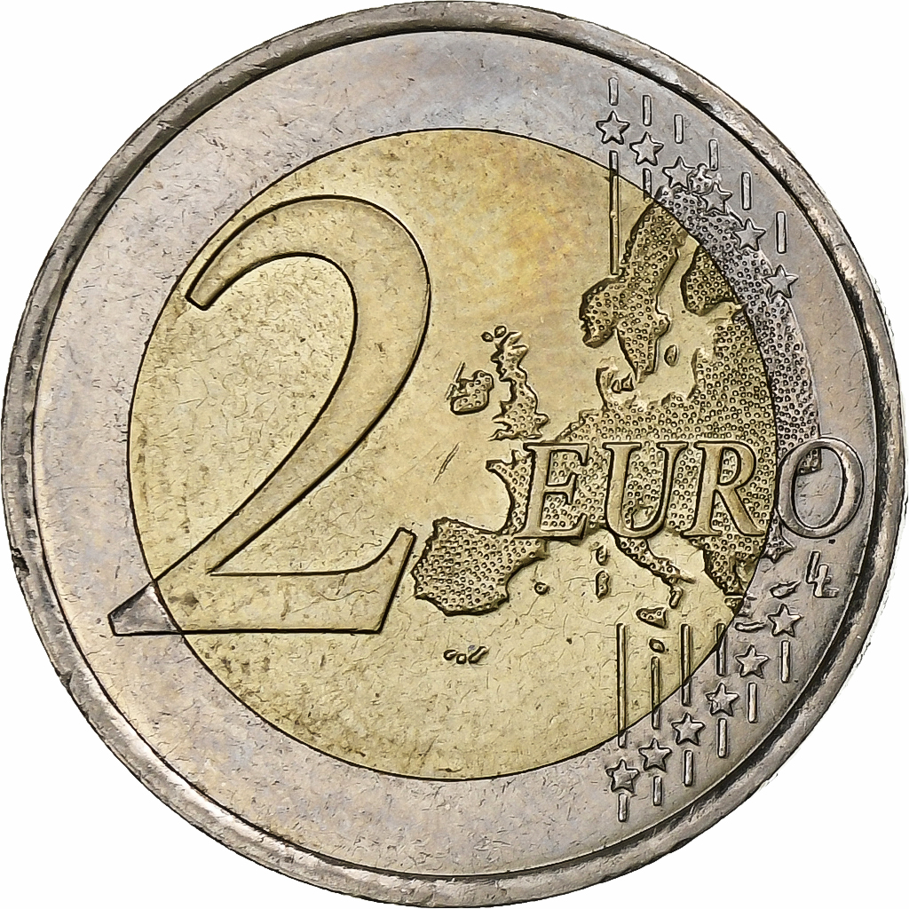 Frankreich, 2 Euro, Présidence Française Union Européenne, 2008, Paris, VZ
