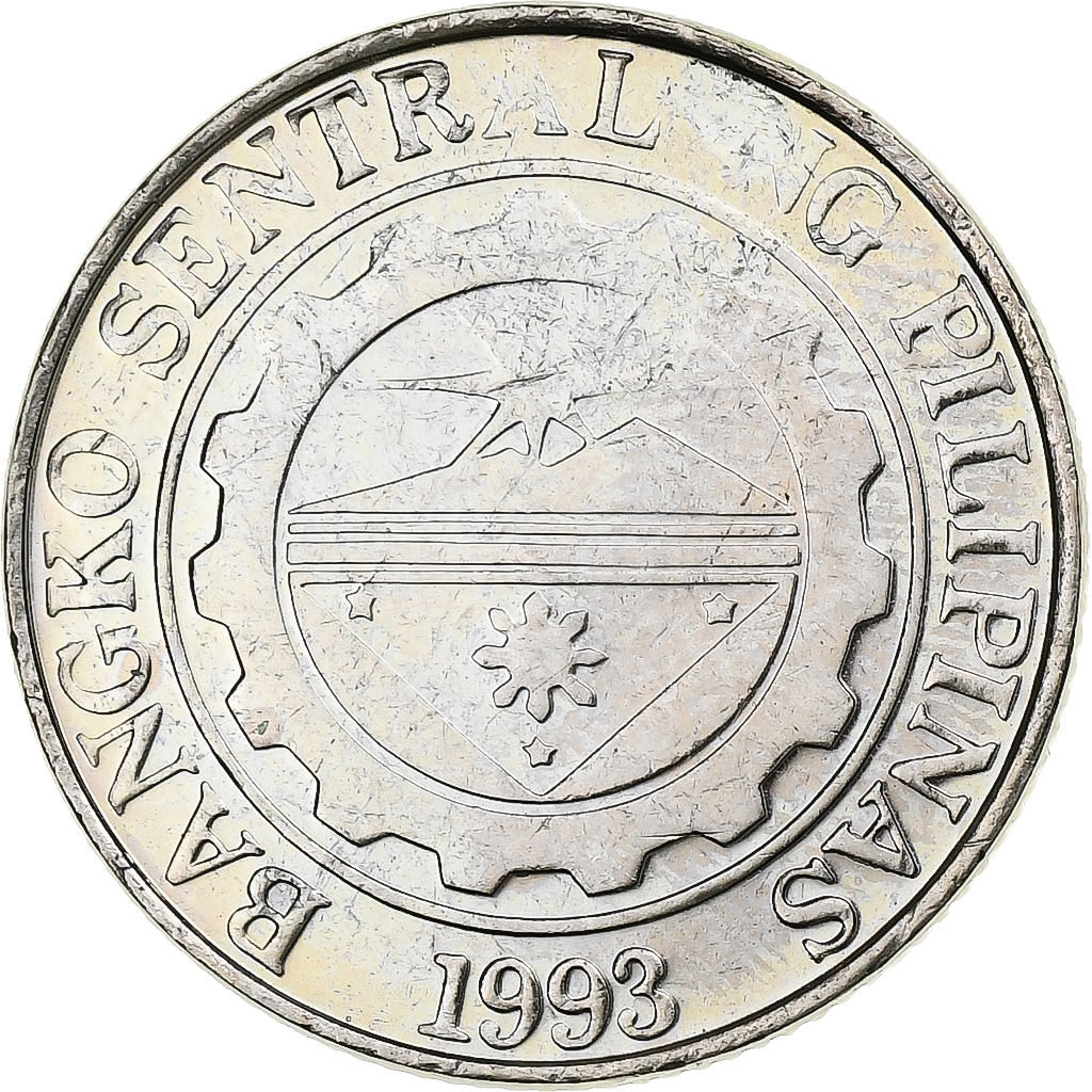 Philippines, Piso, 2000, Nickel plated steel, MS, KM:269a