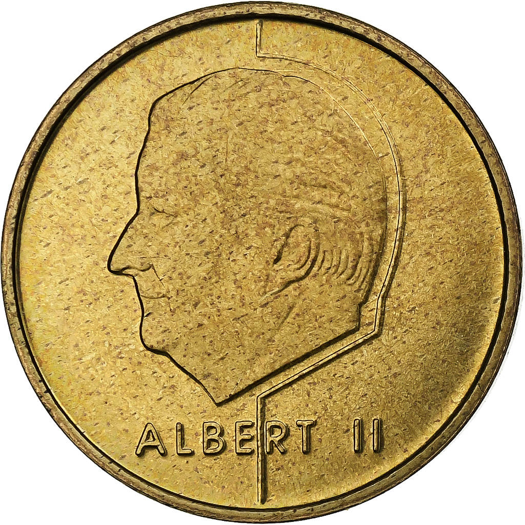 Belgium, Albert II, 5 Francs, 5 Frank, 2001, Brussels, Aluminum-Bronze