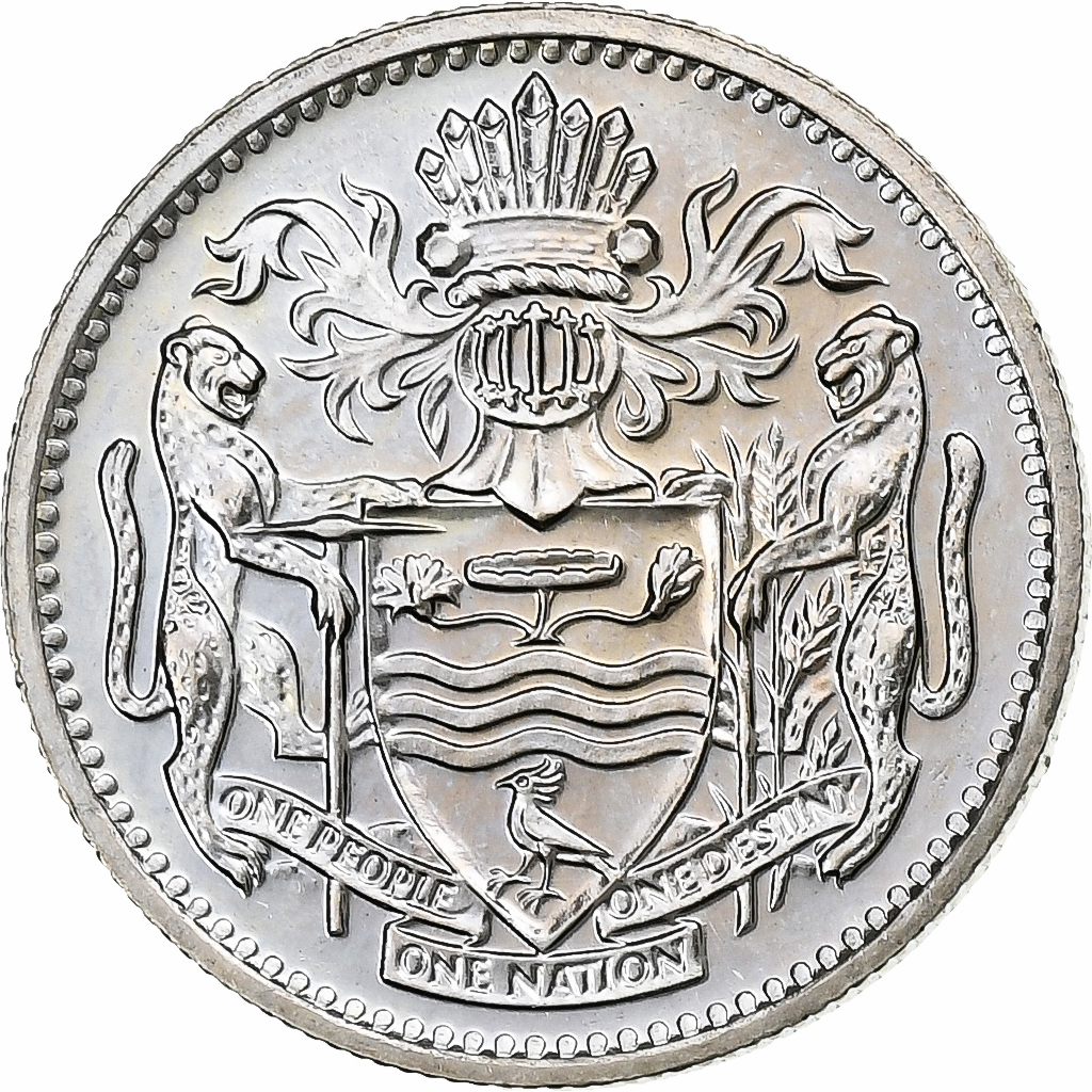 Guyana, 10 Cents, 1967, Copper-nickel, MS, KM:33