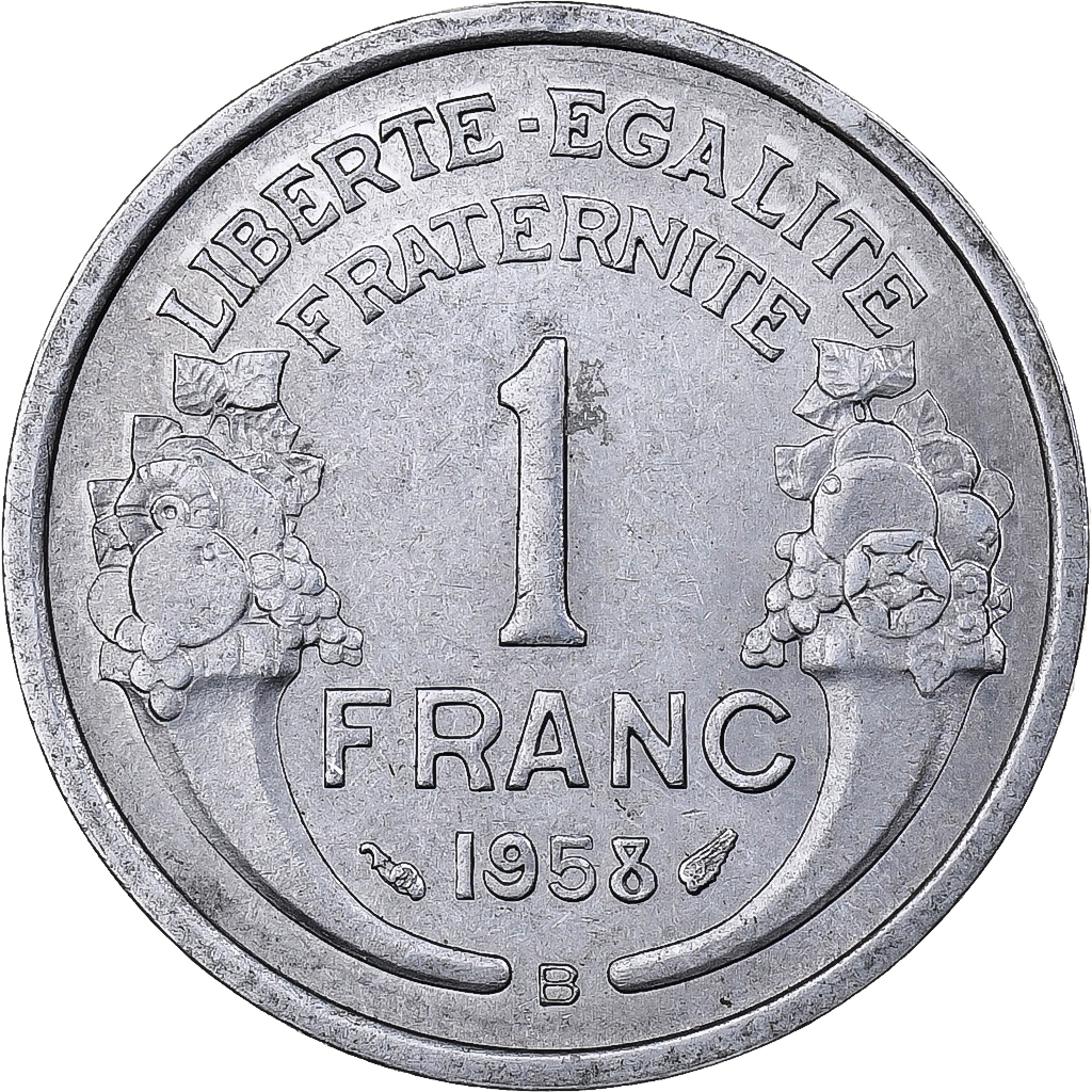 France, Franc, Morlon, 1958, Beaumont - Le Roger, Aluminum, 