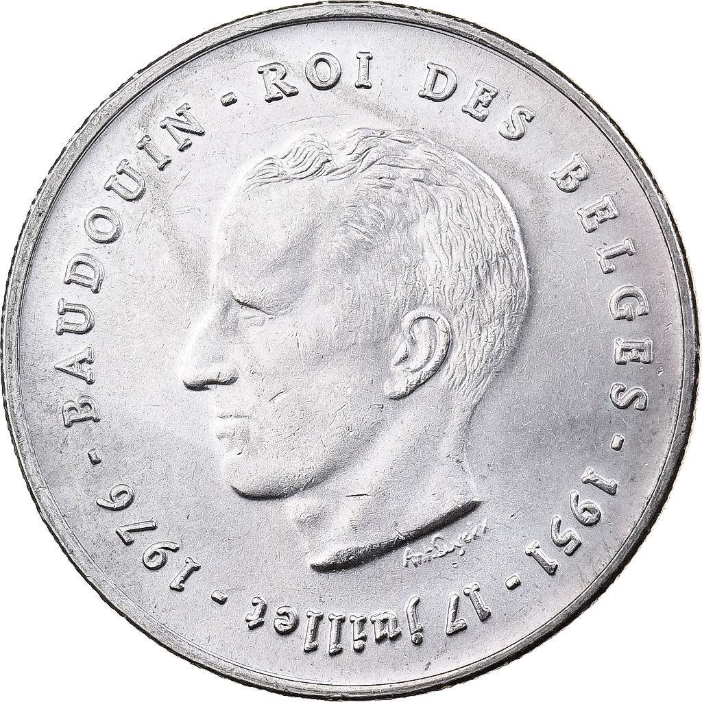 Belgium, 250 Francs, 250 Frank, 1976, Silver, AU(50-53), KM:157.1