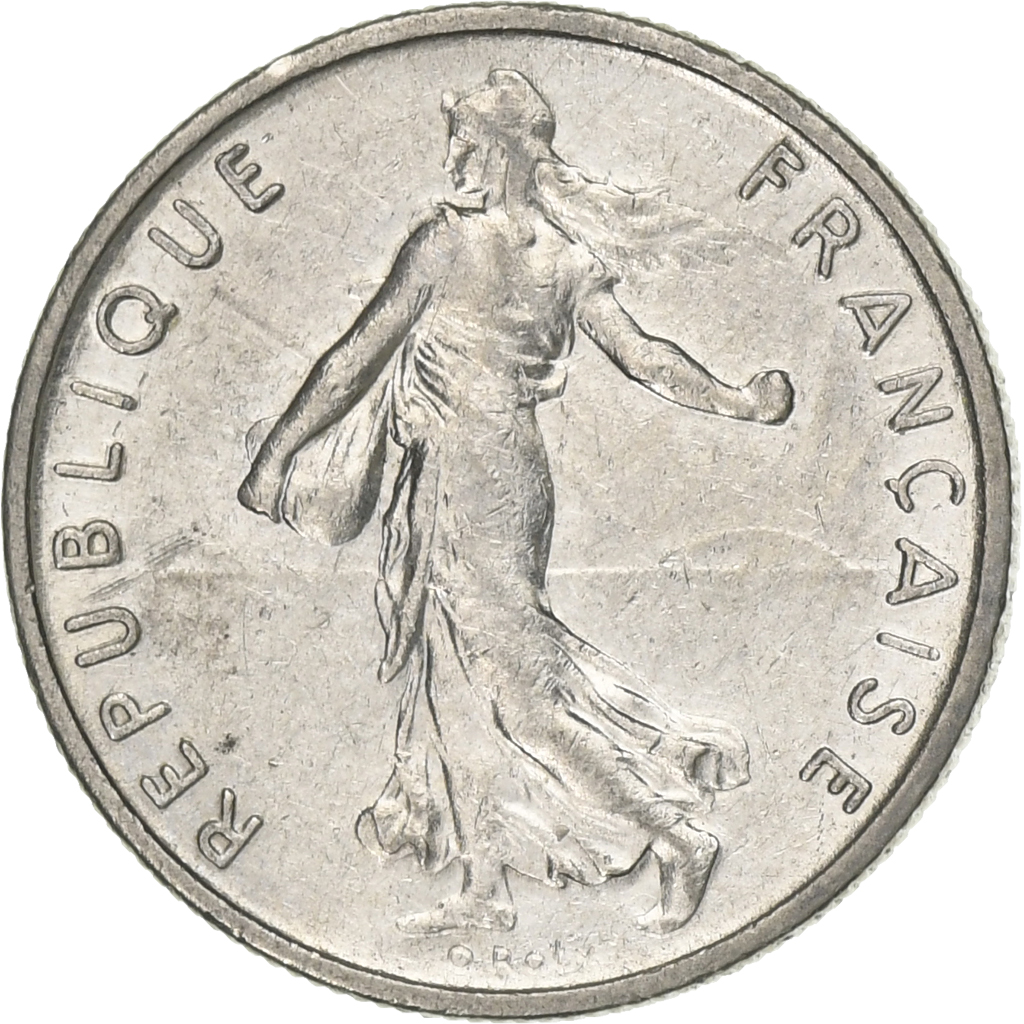 France, 1/2 Franc, Semeuse, 1969, Paris, Nickel, , Gadoury:429