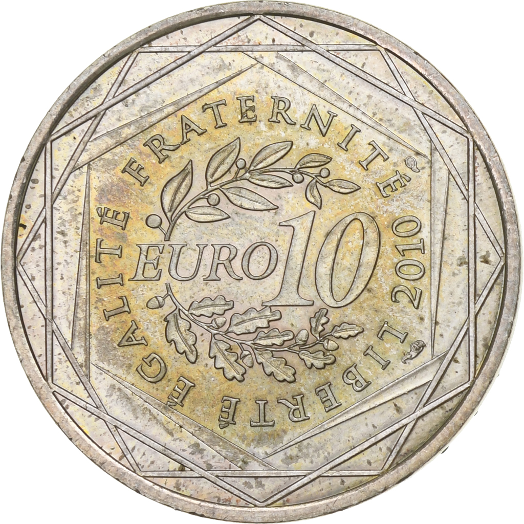 France, 10 Euro, Île-de-France, 2010, Monnaie de Paris, Silver, 