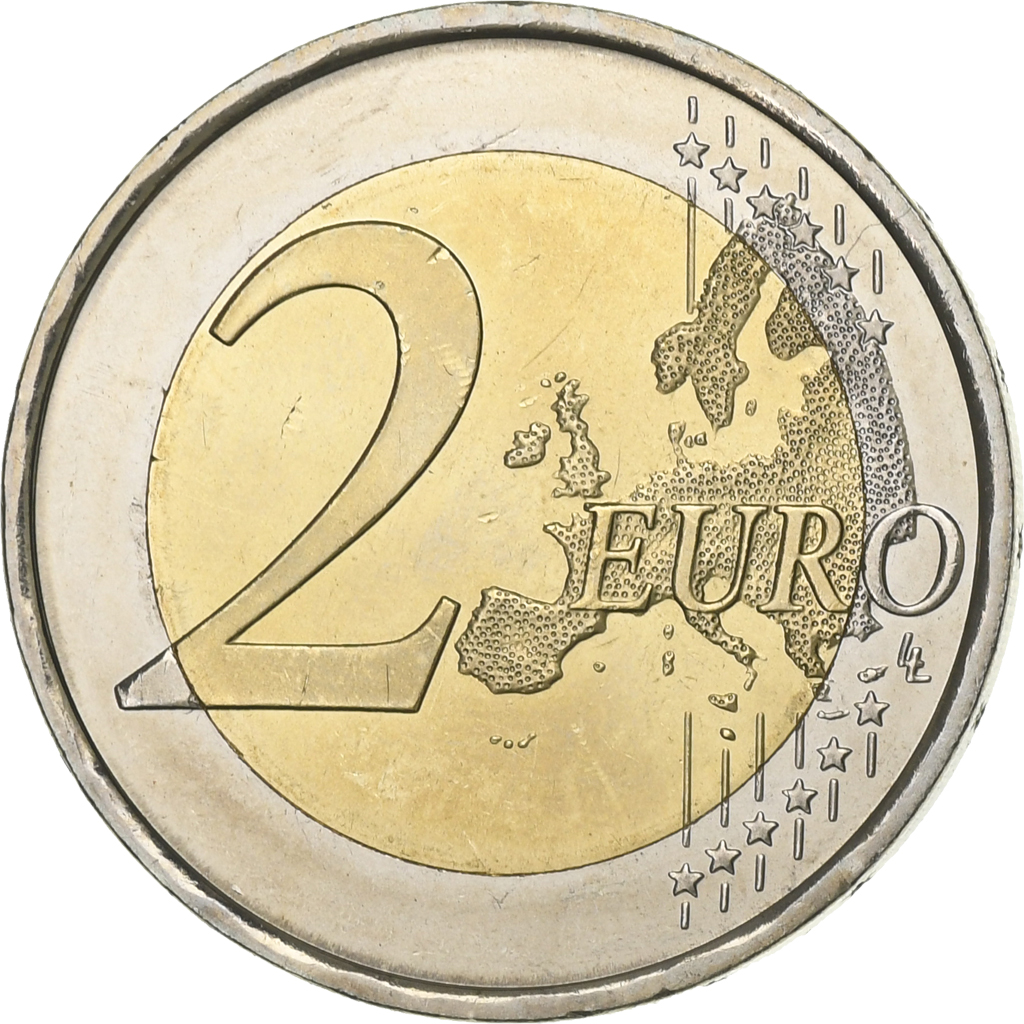 Spanien, 2 Euro, 30 ans   Drapeau européen, 2015, Bi-Metallic, UNZ, KM:New