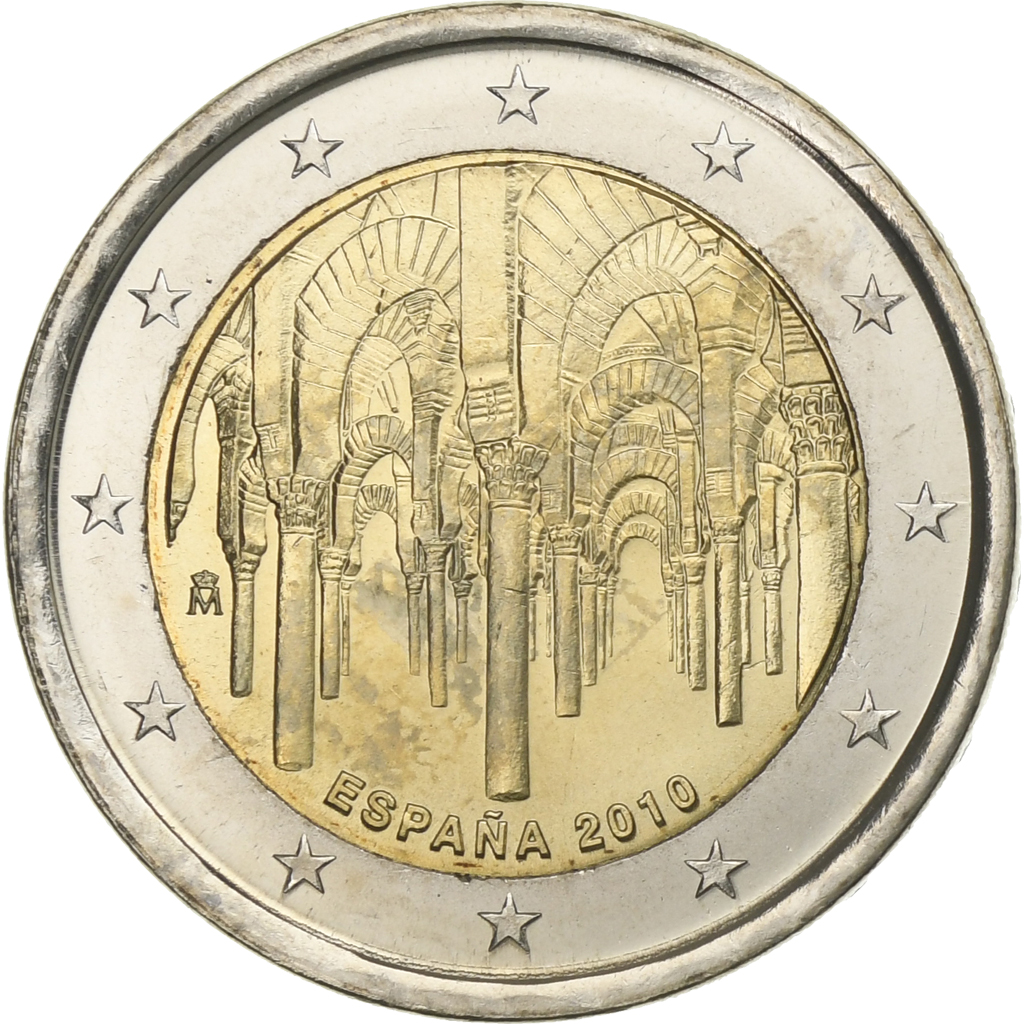Spanien, 2 Euro, 2010, UNZ, Bi-Metallic, KM:1152