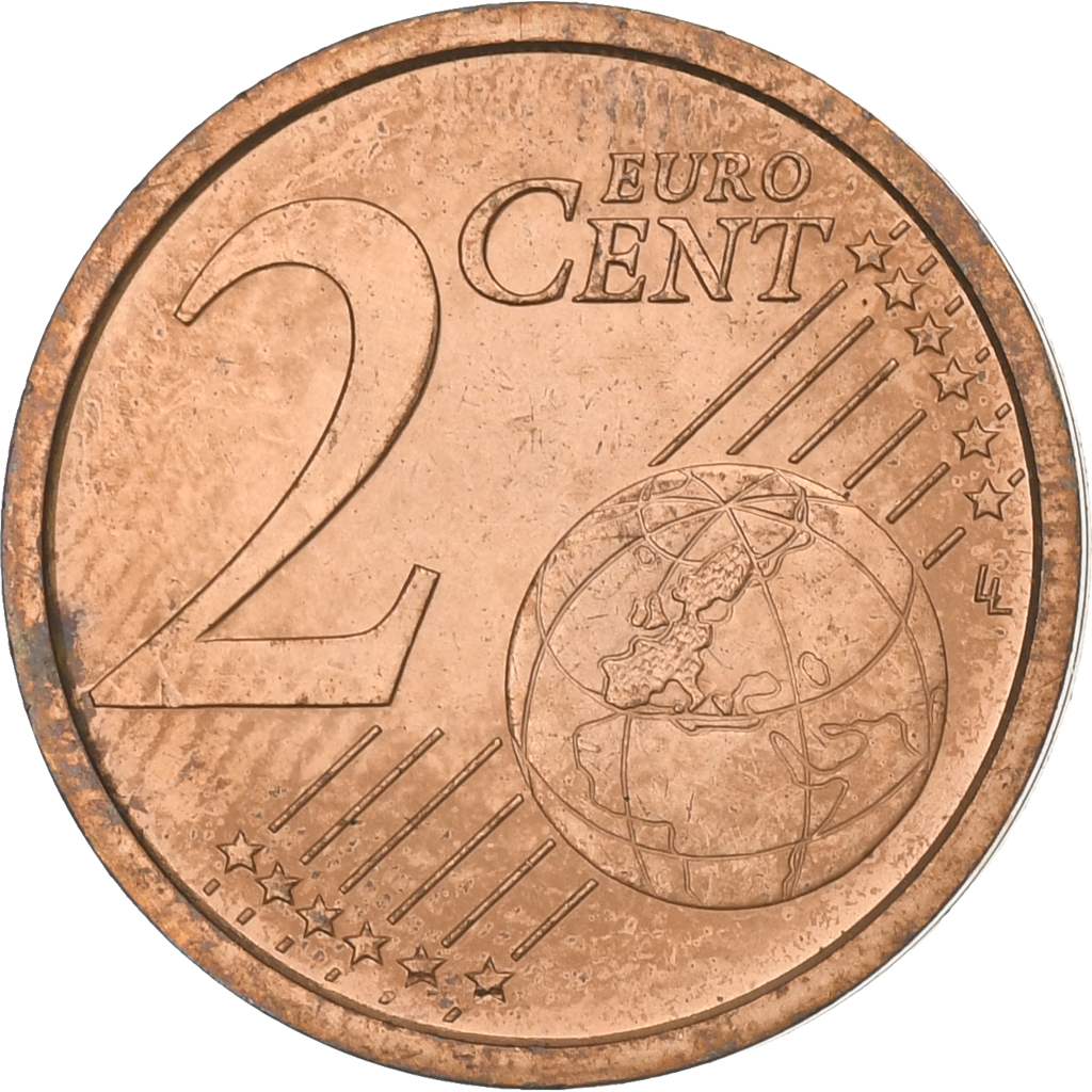 VATICAN CITY, Benedict XVI, 2 Euro Cent, 2010, Rome, Copper Plated Steel