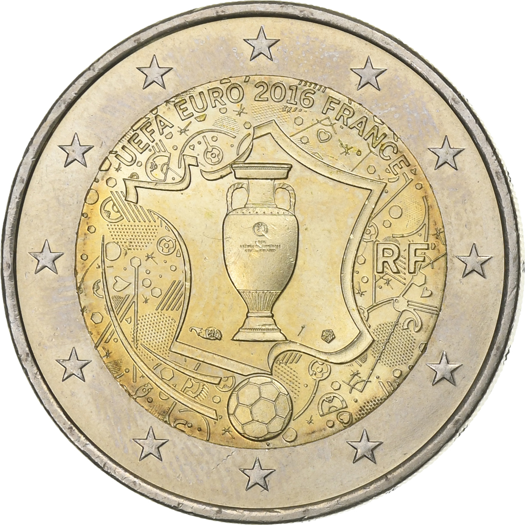 France, 2 Euro, 2016, Paris, Bi-Metallic, MS, Gadoury:23