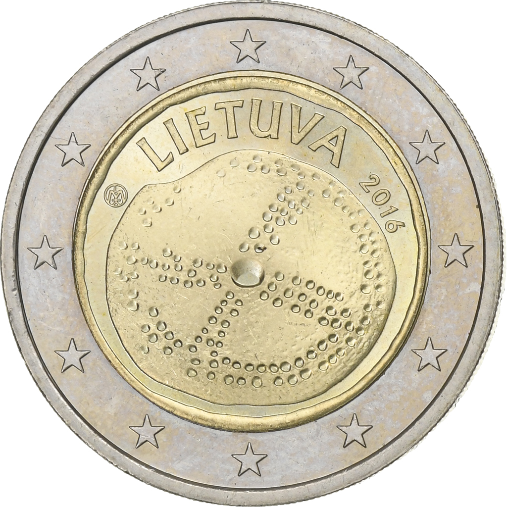 Lithuania, 2 Euro, CULTURE BALTE, 2016, Bi-Metallic, AU, KM:New
