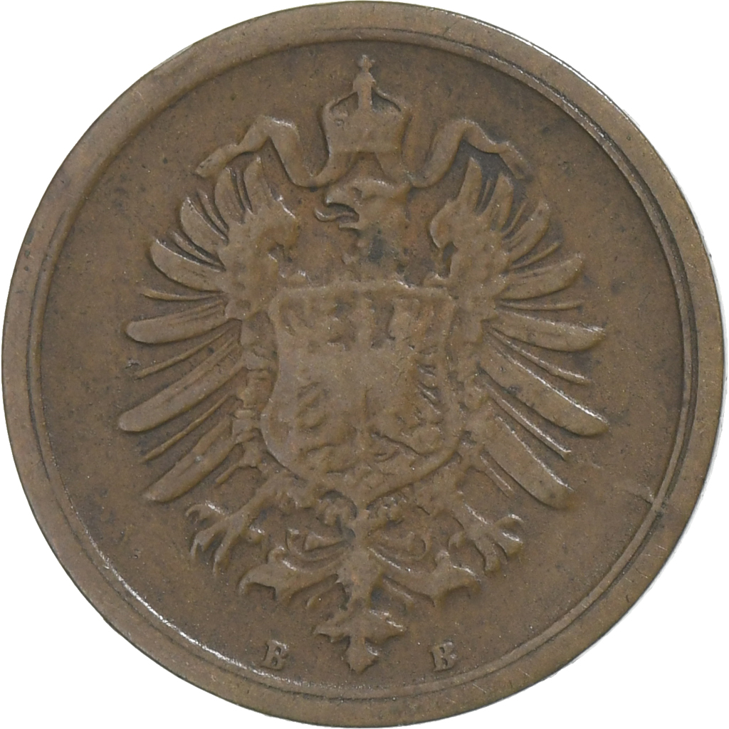 GERMANY - EMPIRE, Wilhelm II, Pfennig, 1875, Hanovre, Copper, F(12-15), KM:10