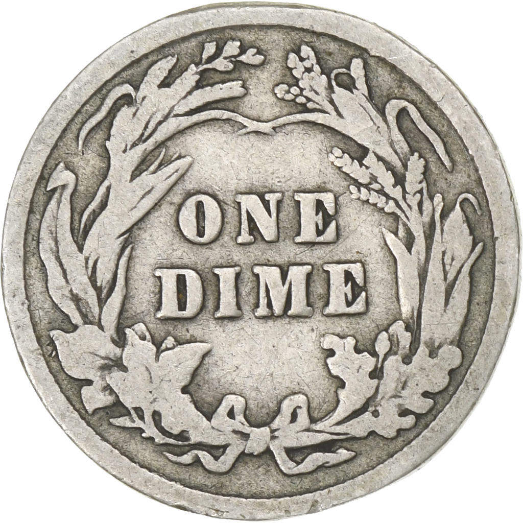 United States, Dime, Barber Dime, 1911, U.S. Mint, Silver, , KM:113