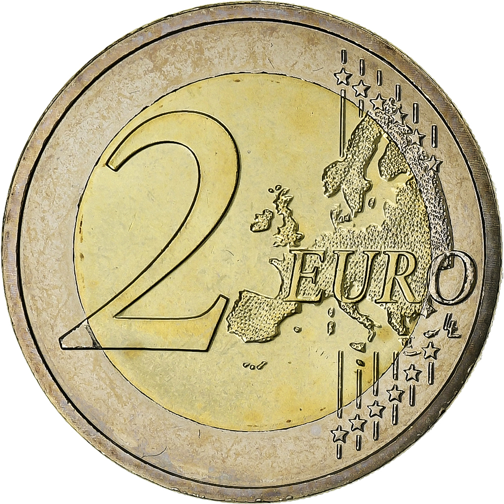 Malta, 2 Euro, 10 Jahre Euro, 2012, UNZ, Bi-Metallic, KM:139