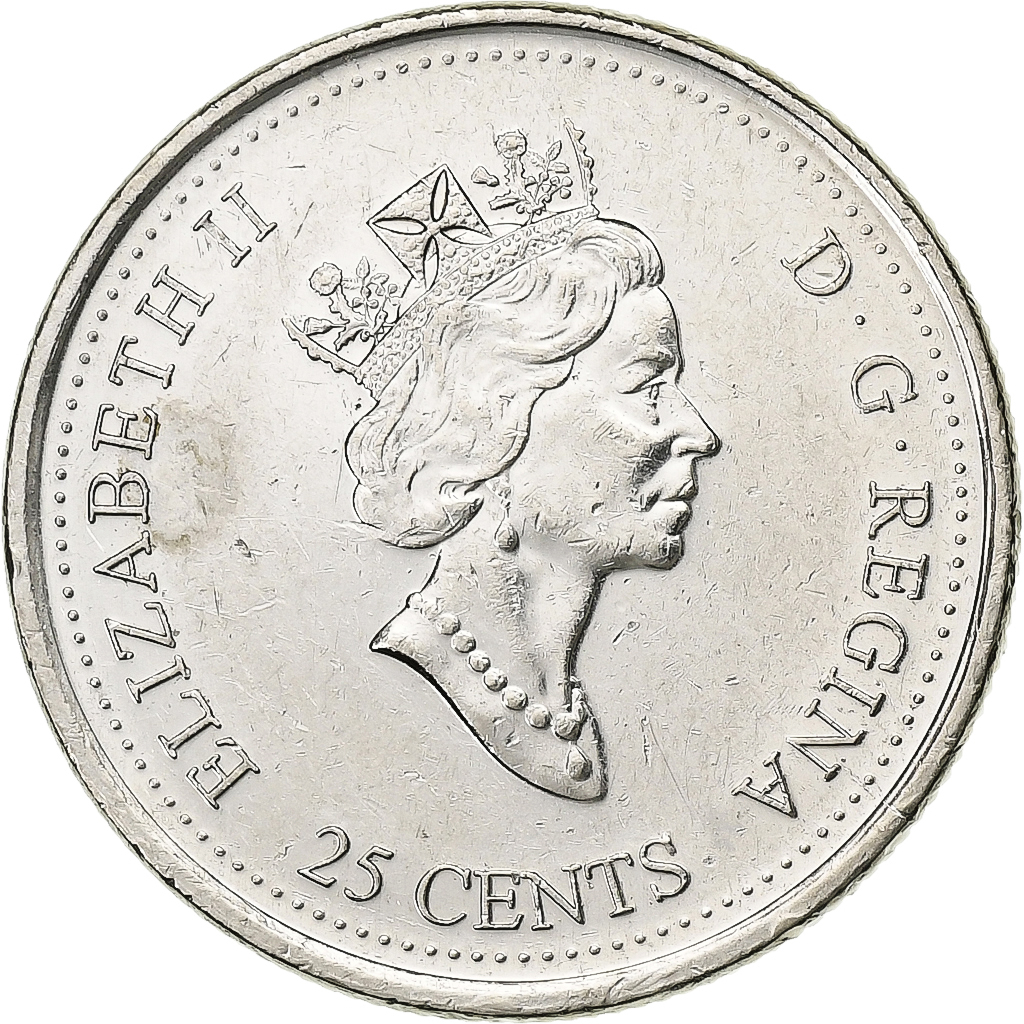 Canada, Elizabeth II, 25 Cents, 2000, Royal Canadian Mint, Silver, 