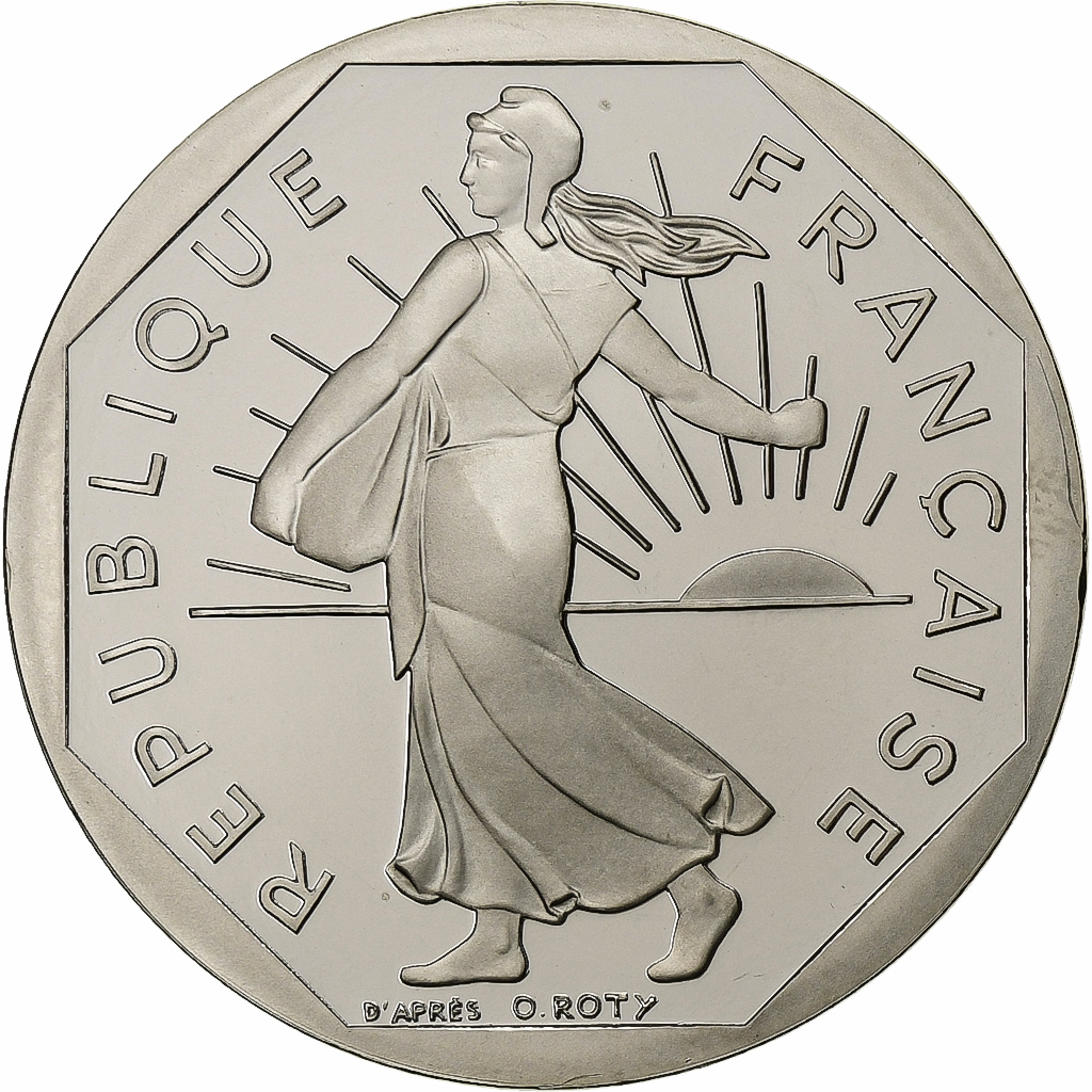 France, 2 Francs, Semeuse, 1995, Paris, Proof, Nickel, , Gadoury:547b