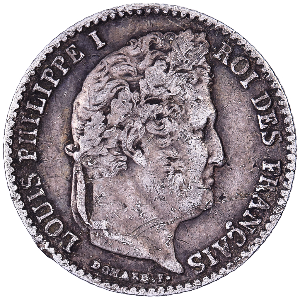 France, 1/4 Franc, Louis-Philippe, 1837, Paris, Silver, , Gadoury:355