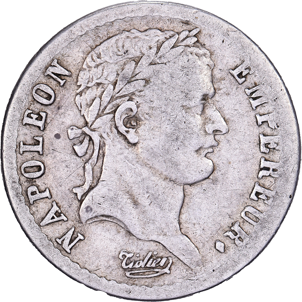 France, 1/2 Franc, Napoléon I, 1812, Paris, Silver, , Gadoury:399