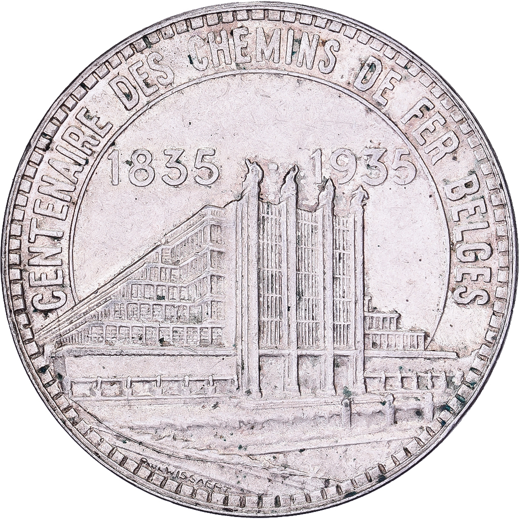 Belgium, 50 Francs, 50 Frank, 1935, Silver, , KM:106.1