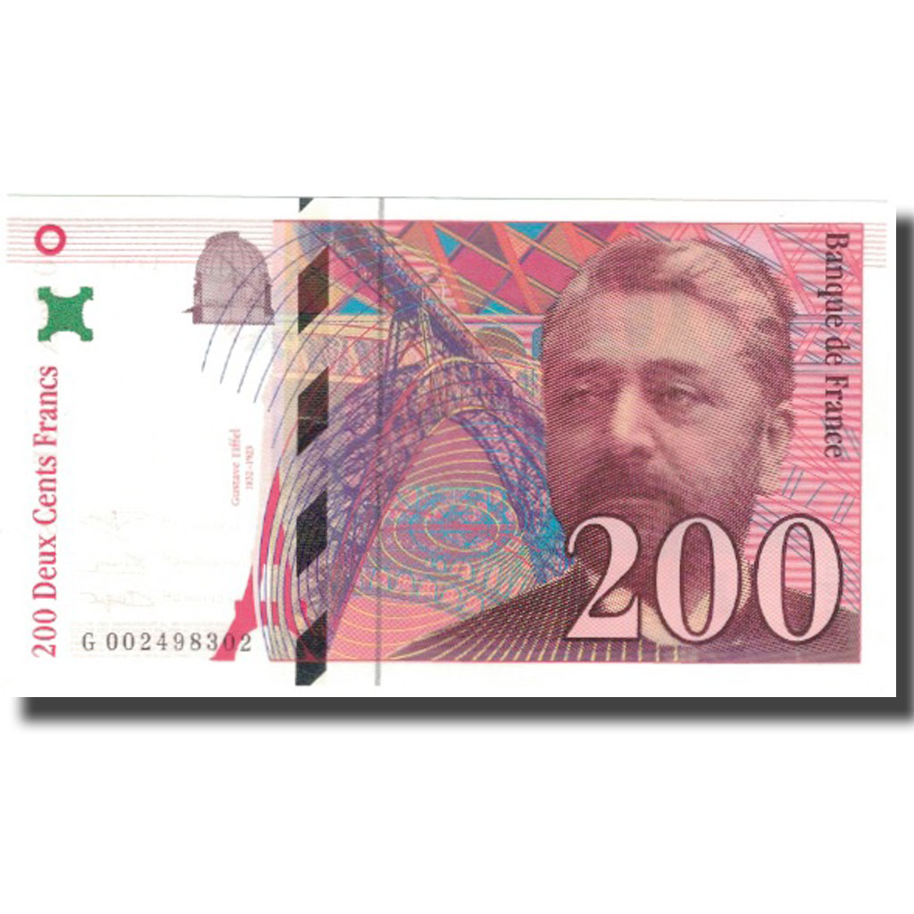 France, 200 Francs, Eiffel, 1995, UNC(63), Fayette:75.1, KM:159a