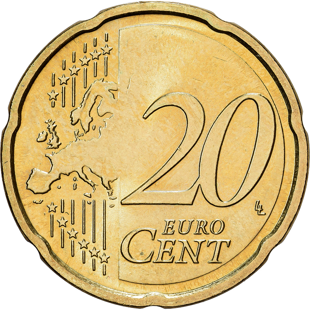 Latvia, 20 Euro Cent, 2014, BU, MS, Nordic gold, KM:154