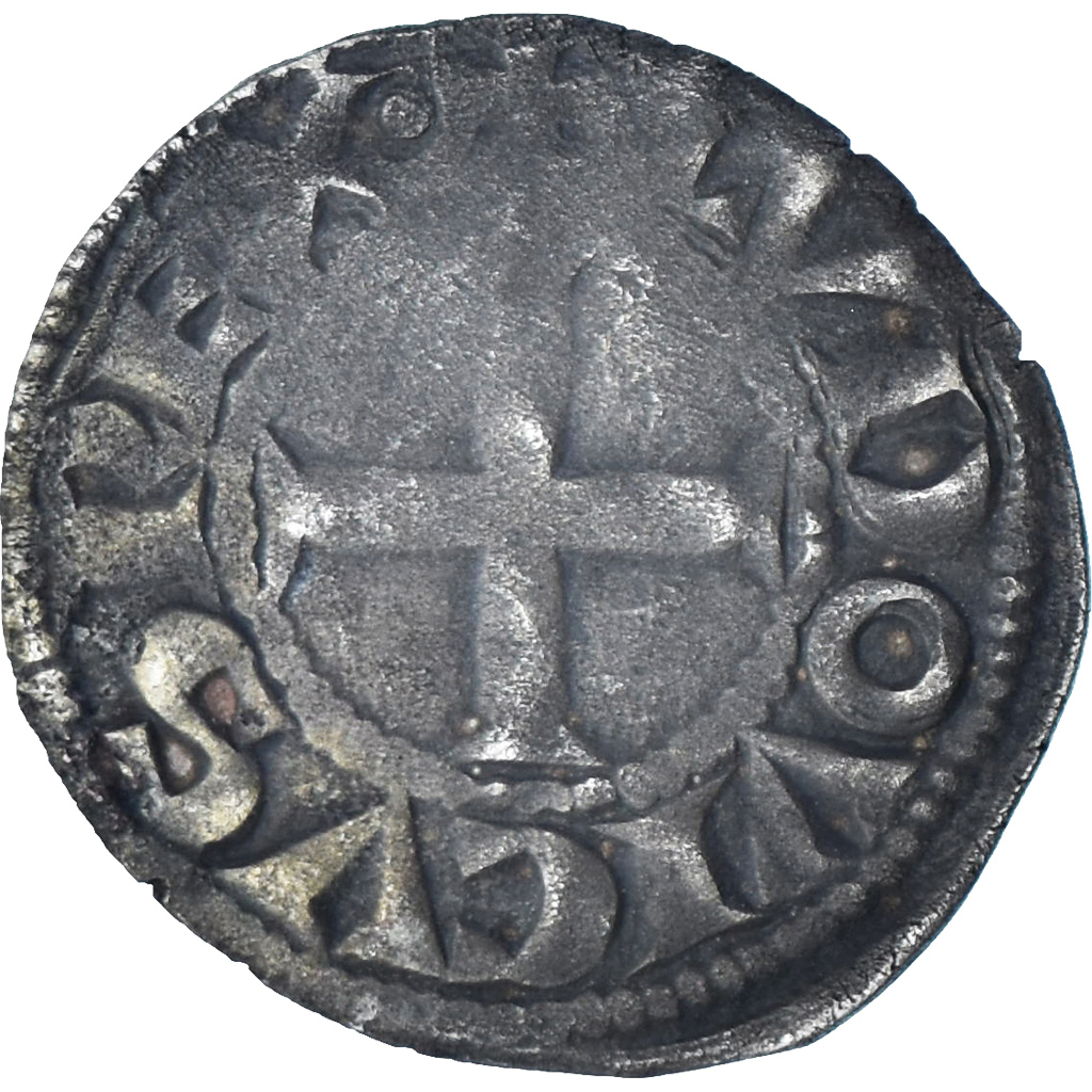France, Louis VIII-IX, Denier Tournois, 1223-1244, Billon, 