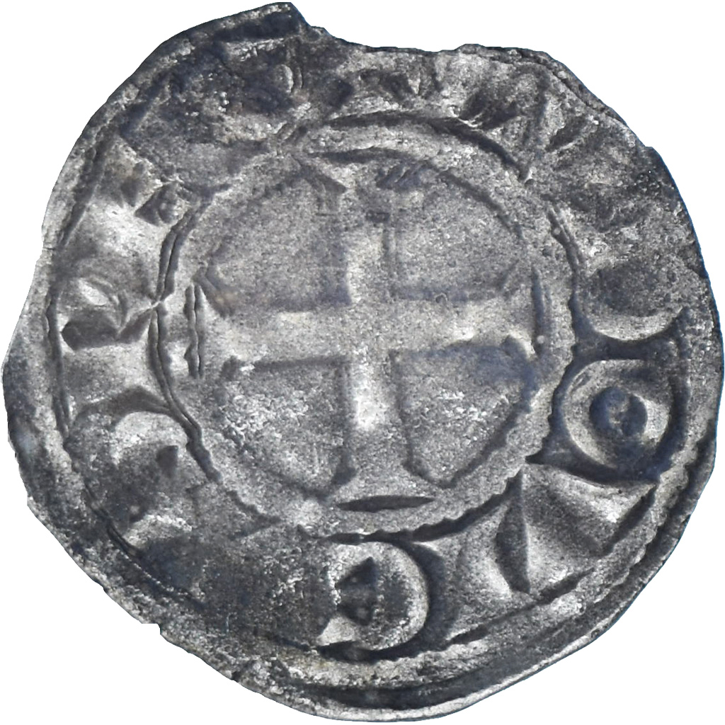 France, Louis VIII-IX, Denier Tournois, 1223-1244, Billon, 