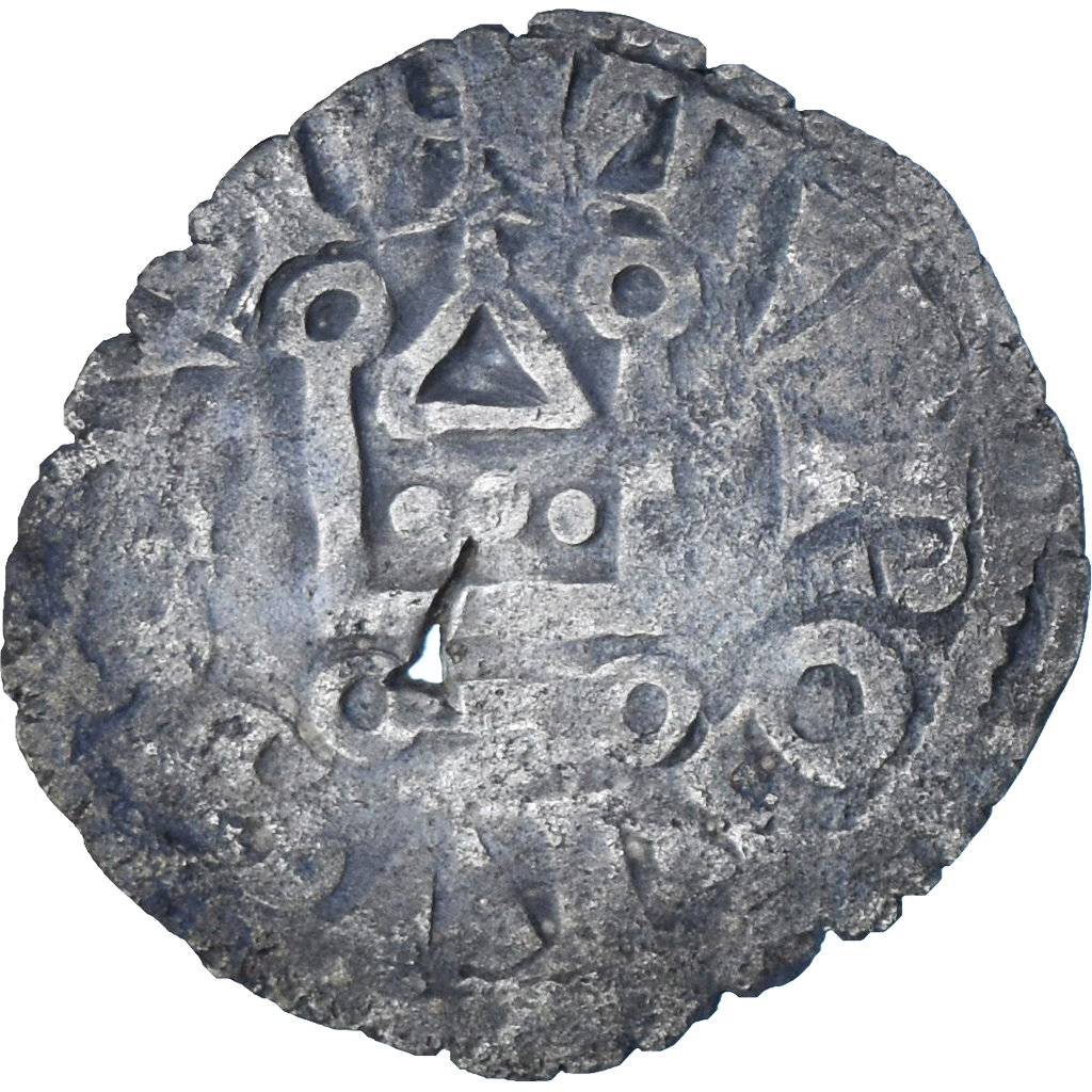 France, Louis VIII-IX, Denier Tournois, 1223-1244, Billon, 