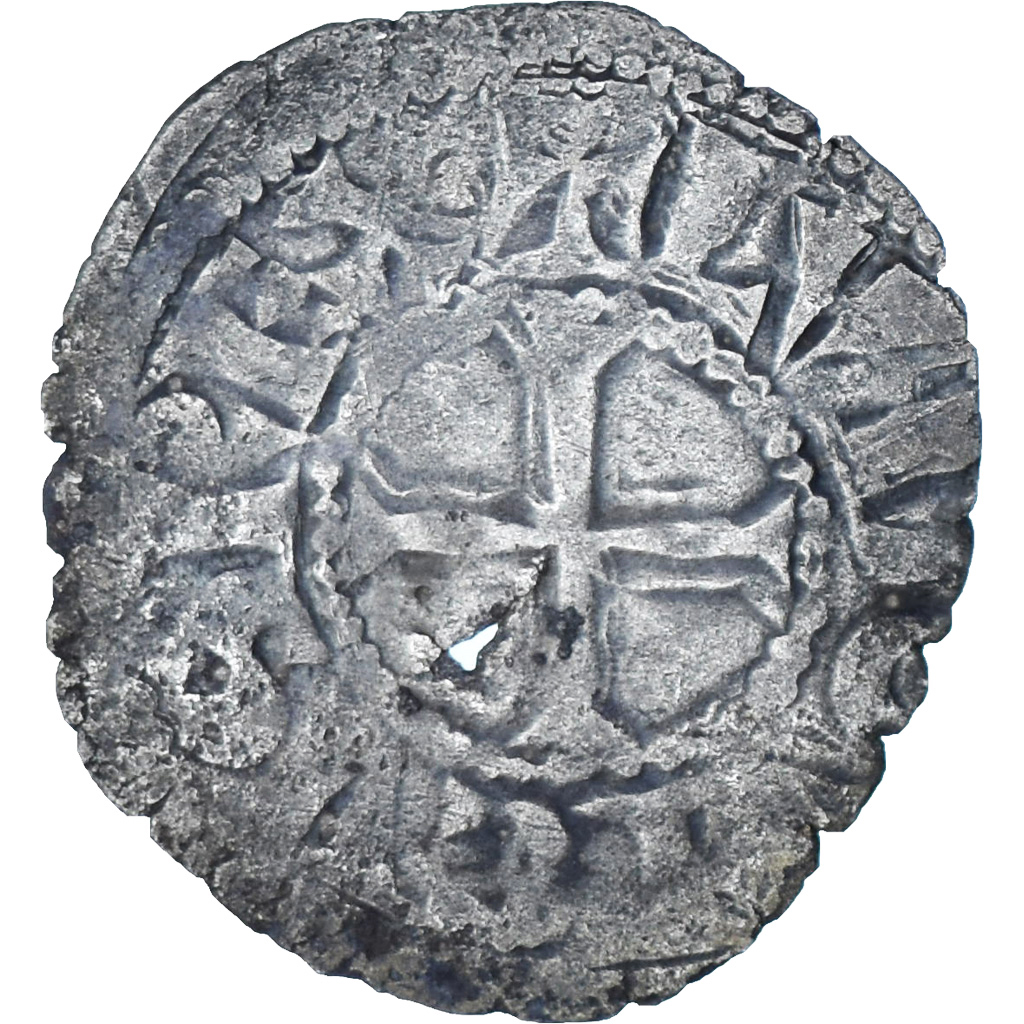 France, Louis VIII-IX, Denier Tournois, 1223-1244, Billon, 