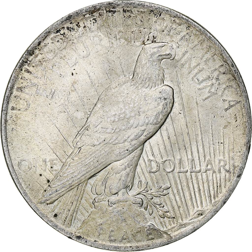 United States, Dollar, Peace, 1922, Philadelphia, Silver, 