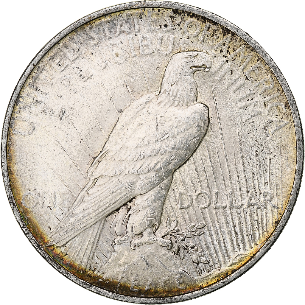 United States, Dollar, Peace, 1922, Philadelphia, Silver, 