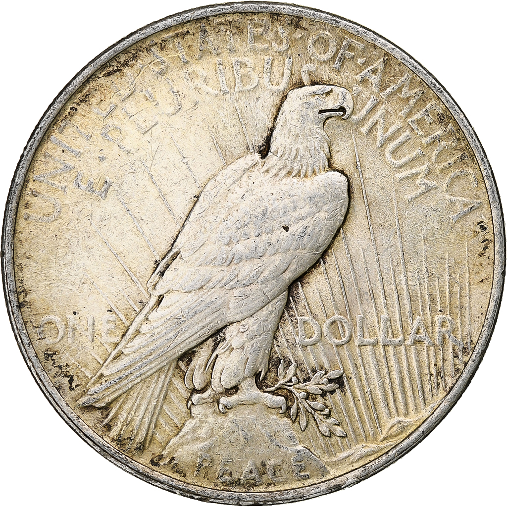 United States, Dollar, Peace, 1922, Philadelphia, Silver, 