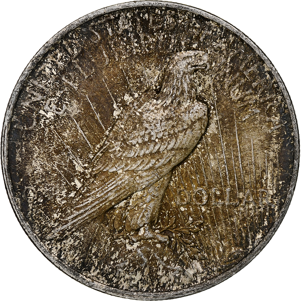 United States, Dollar, Peace, 1923, Philadelphia, Silver, 